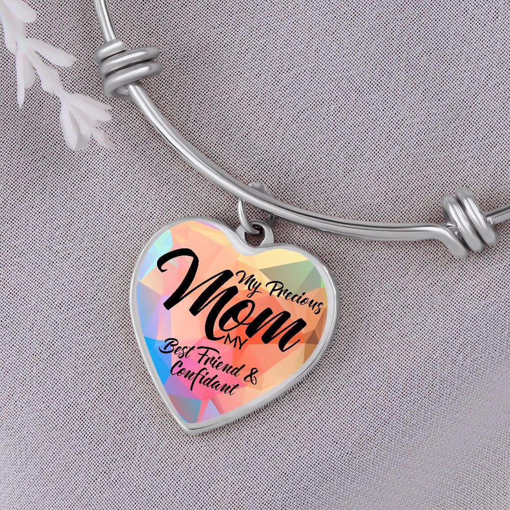 Precious Mom Engraved Bracelet