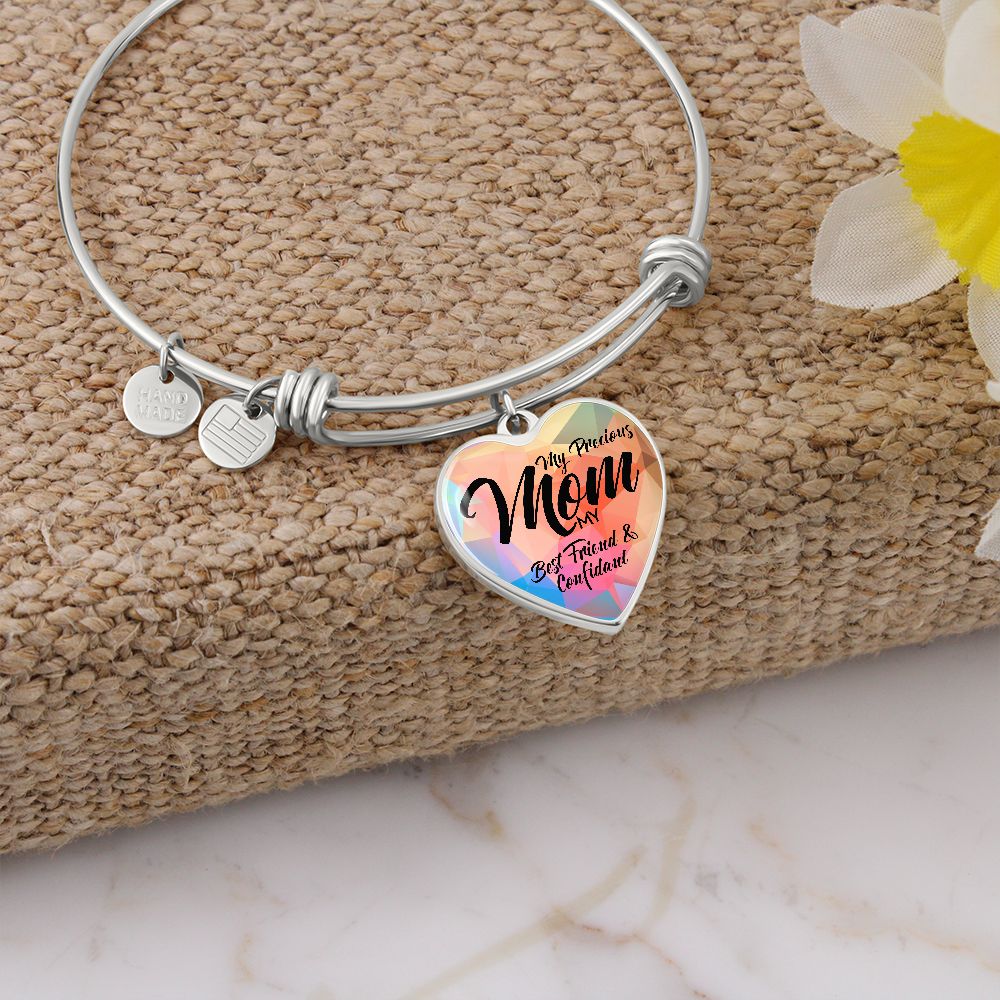 Precious Mom Engraved Bracelet