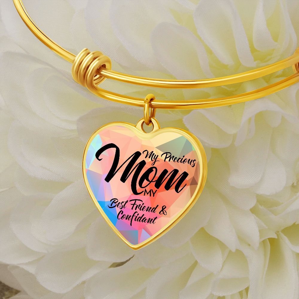 Precious Mom Engraved Bracelet