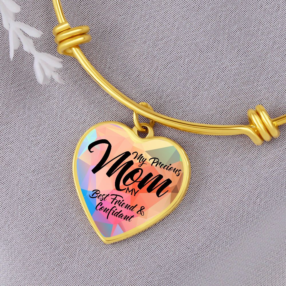 Precious Mom Engraved Bracelet