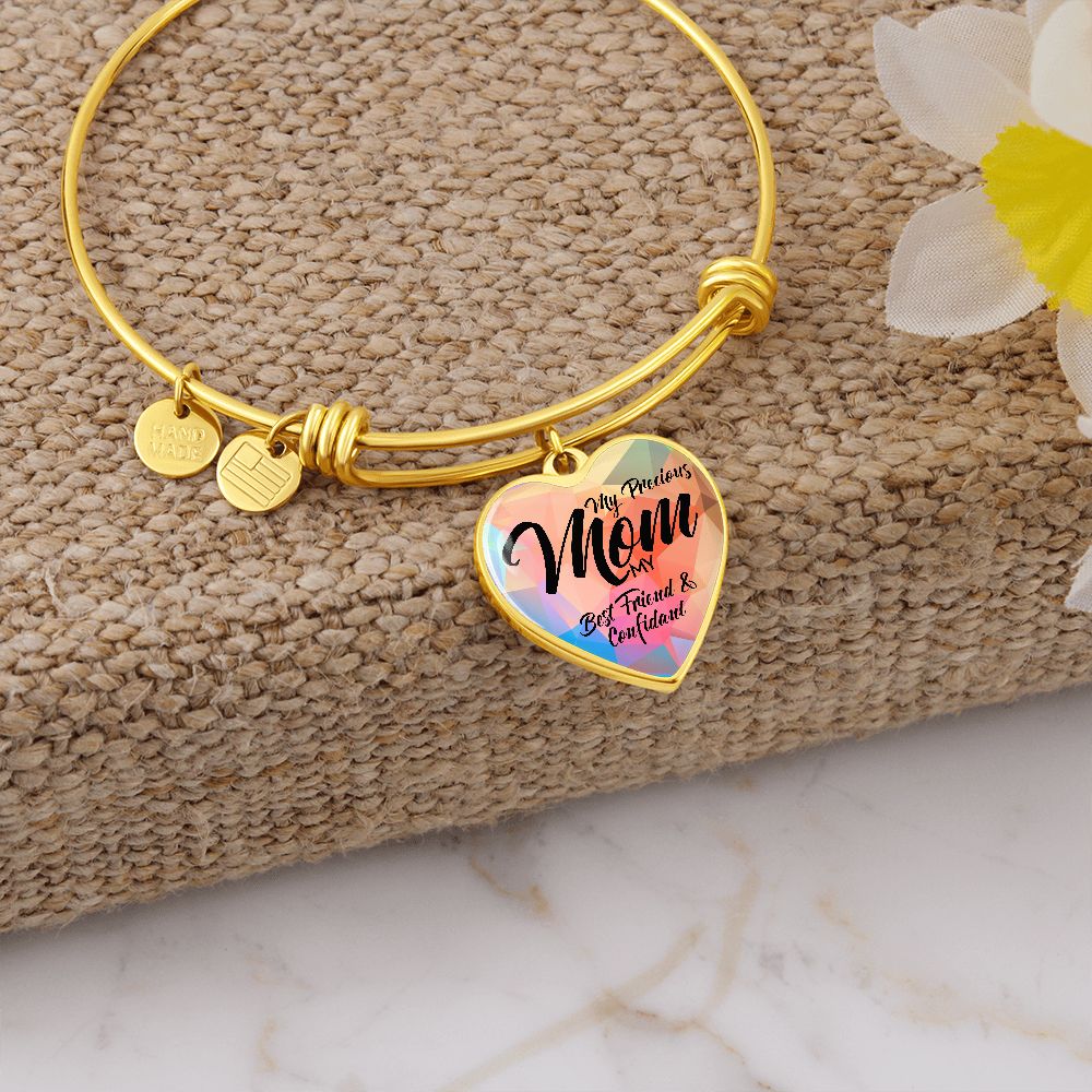 Precious Mom Engraved Bracelet