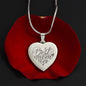 Best Mom Ever Engraved Heart Necklace