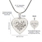 Best Mom Ever Engraved Heart Necklace