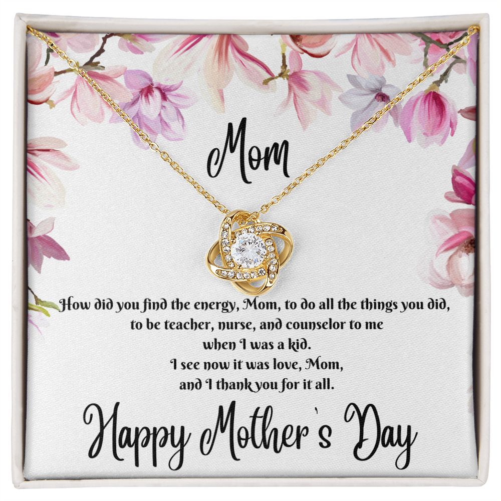 Love Knot Necklace (Mom)