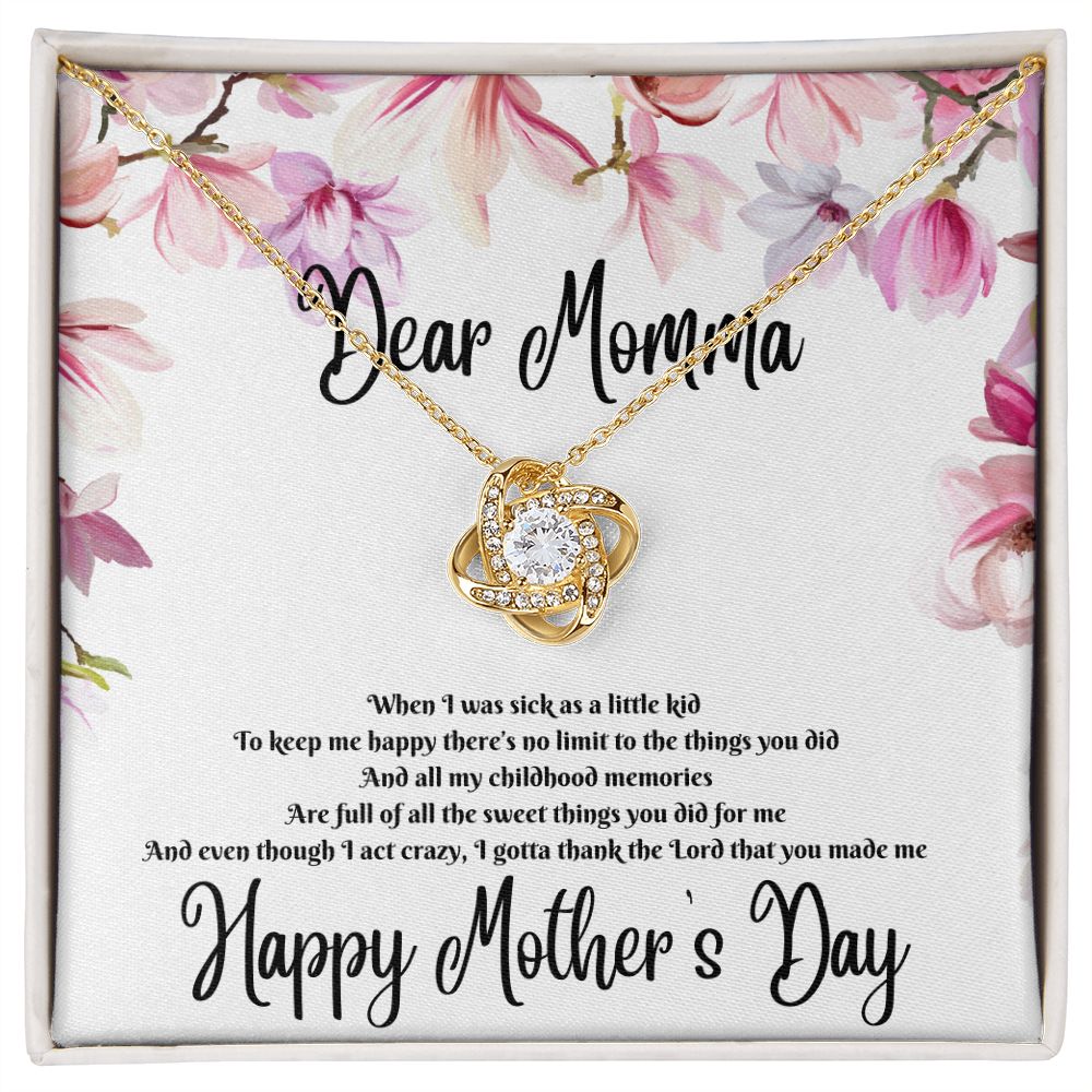 Love Knot Necklace (Dear Momma)