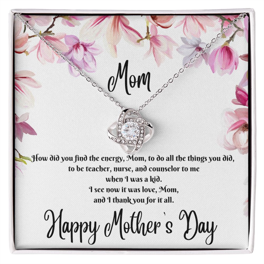 Love Knot Necklace (Mom)