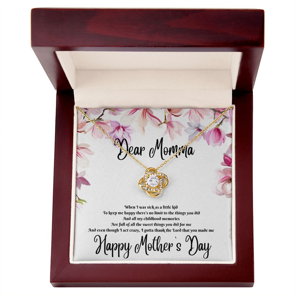 Love Knot Necklace (Dear Momma)