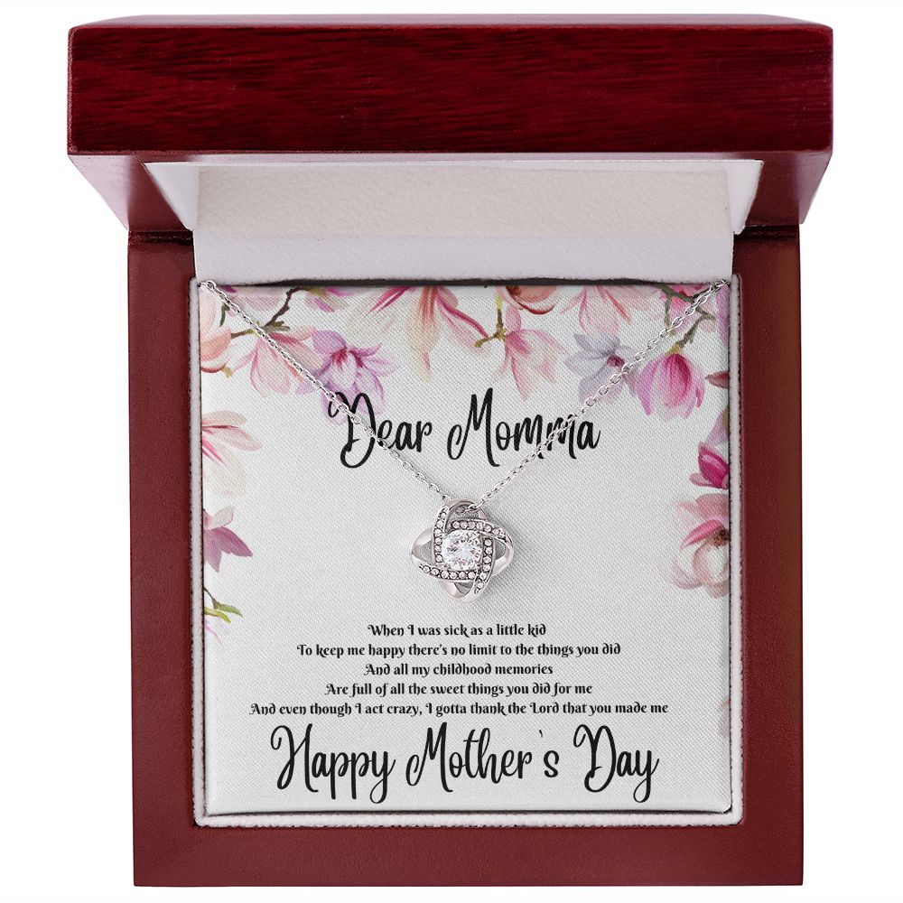 Love Knot Necklace (Dear Momma)