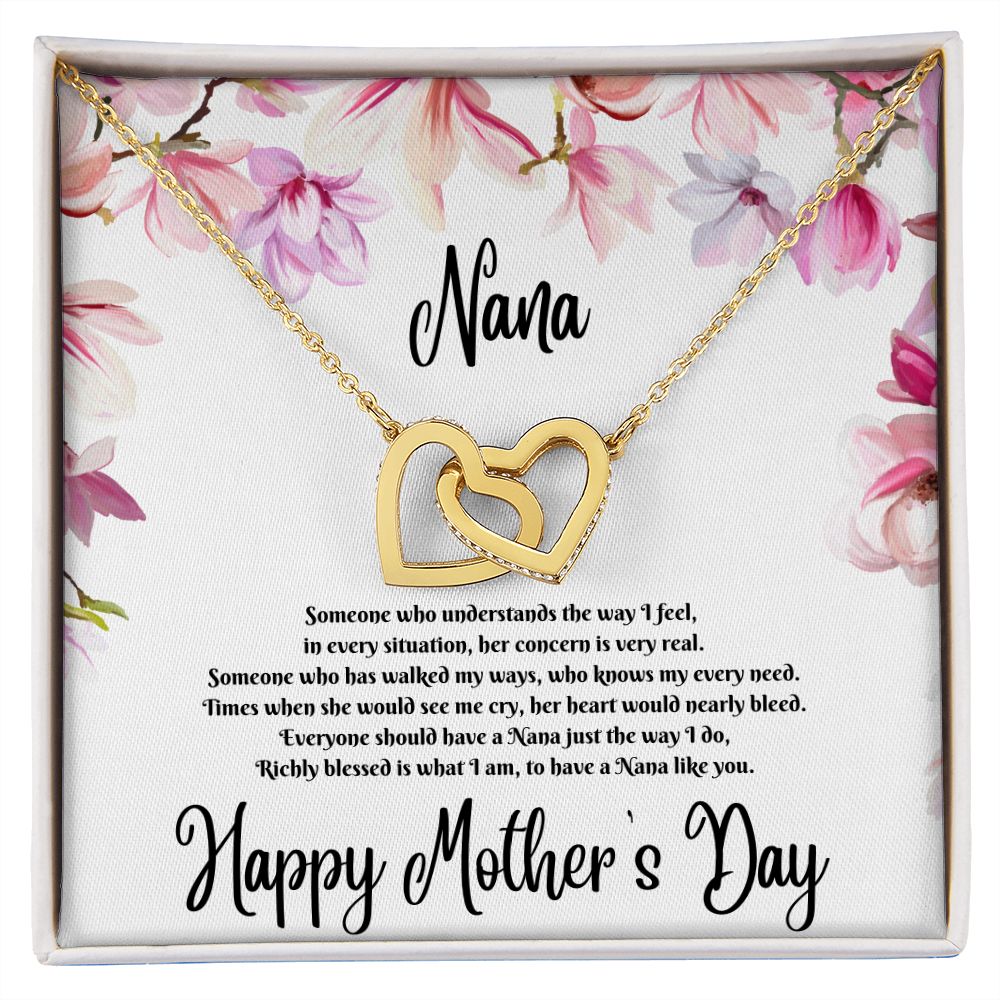 Interlocking Hearts Necklace (for Nana)