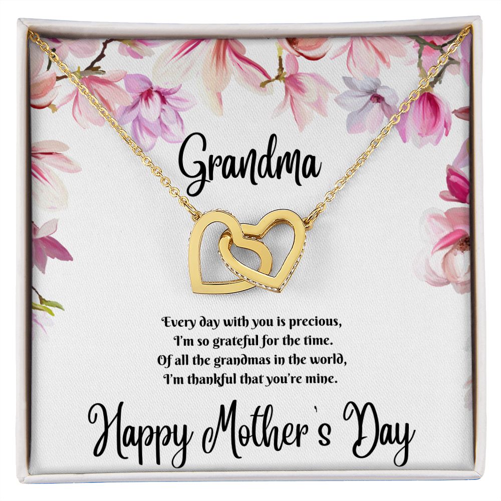 Interlocking Hearts Necklace (for Grandma)