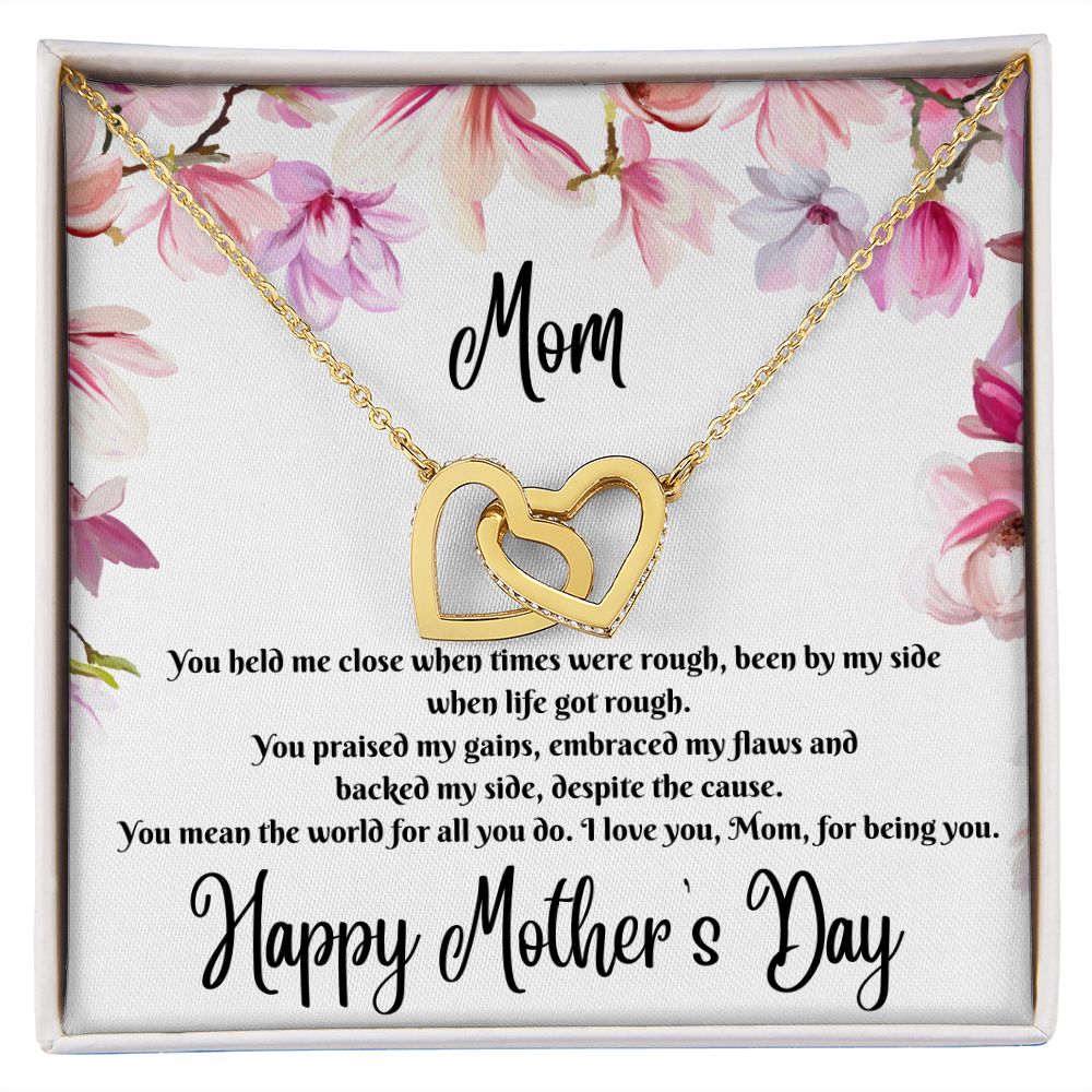 Interlocking Hearts Necklace (for mom)