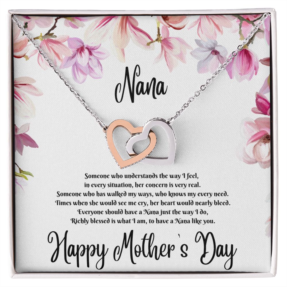 Interlocking Hearts Necklace (for Nana)