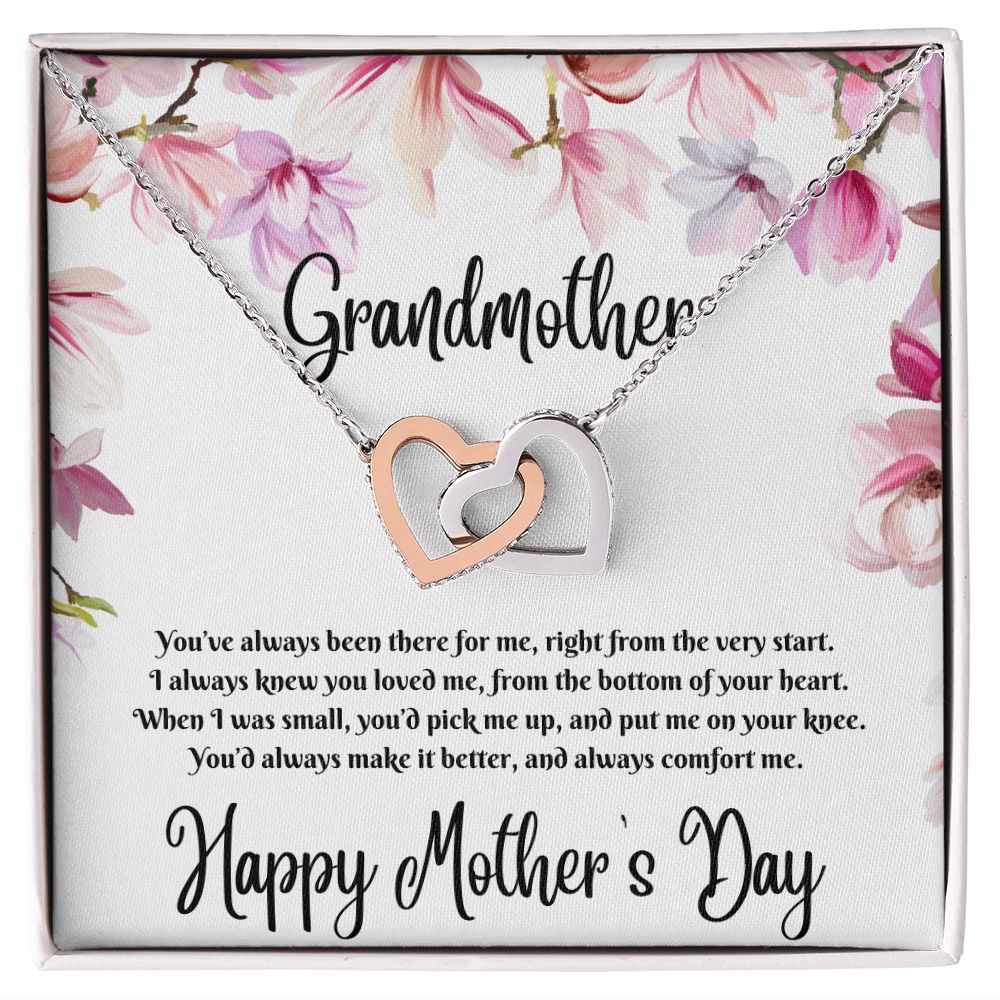 Interlocking Hearts Necklace (for Grandmother)