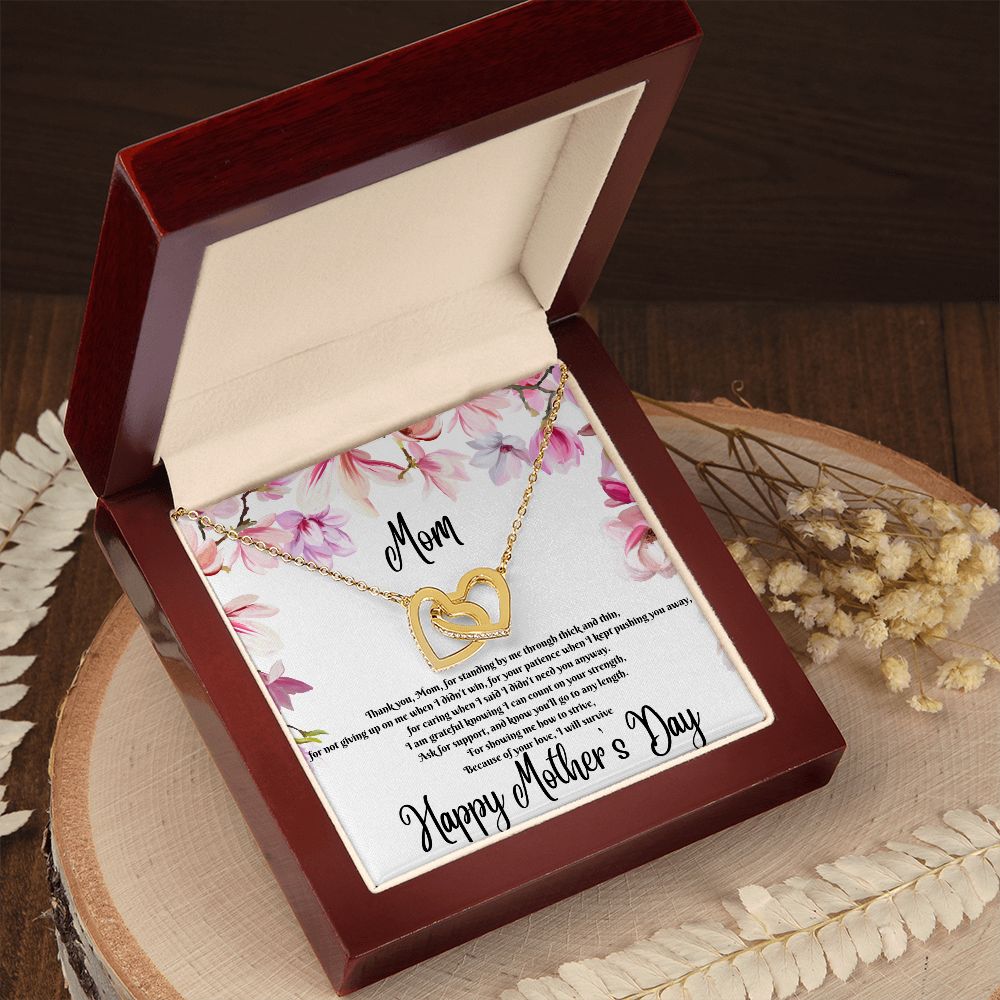 Interlocking Hearts Necklace (for mom)