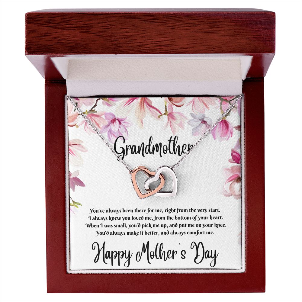 Interlocking Hearts Necklace (for Grandmother)