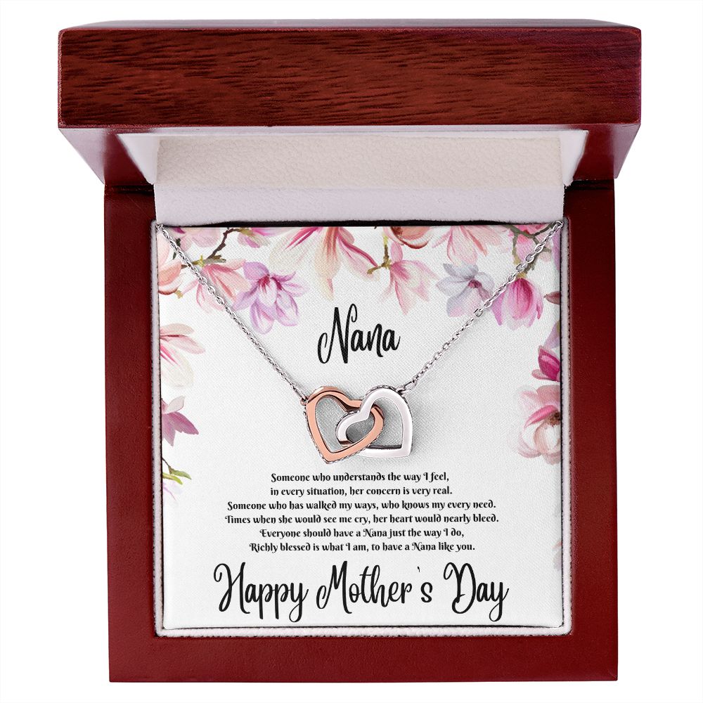 Interlocking Hearts Necklace (for Nana)