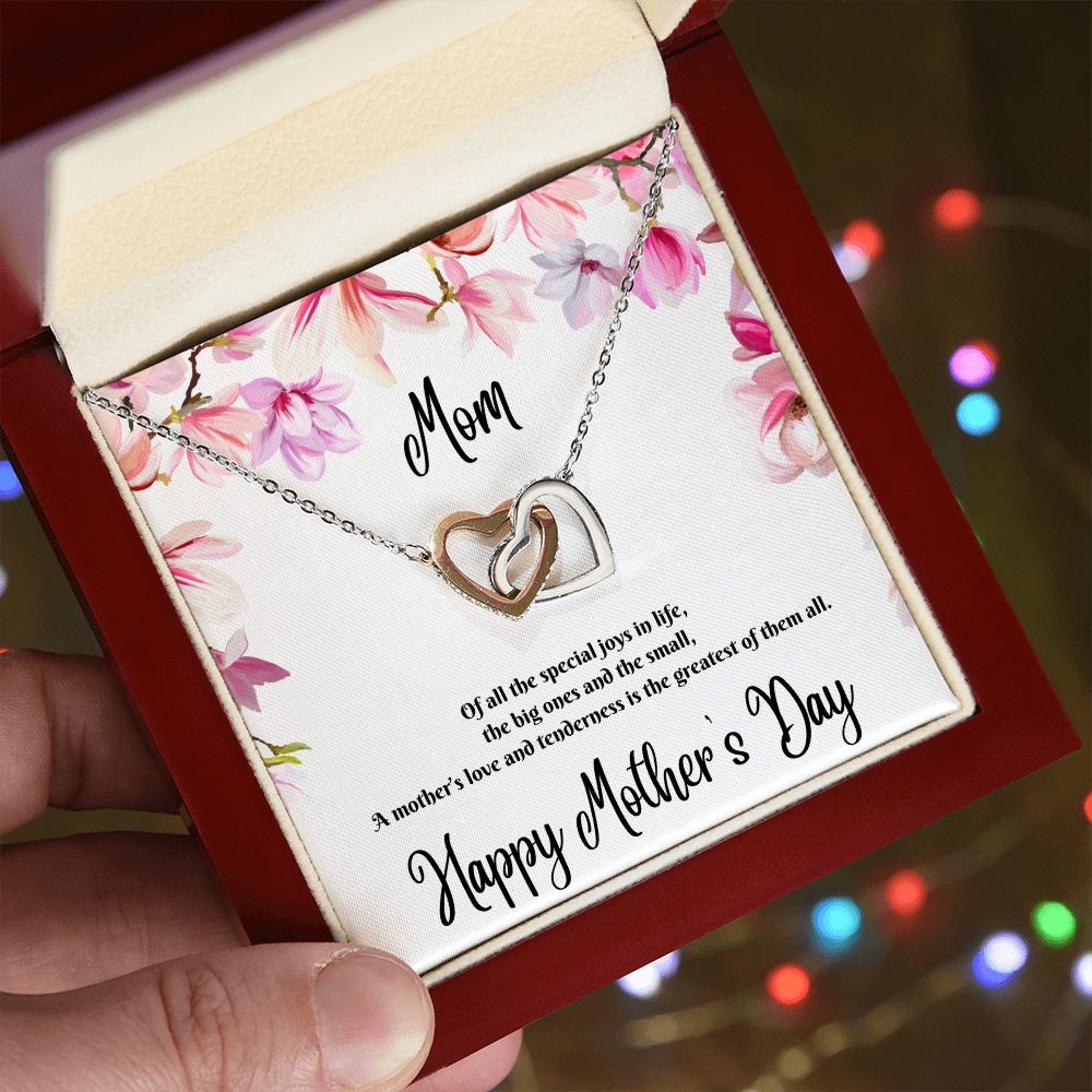 Interlocking Hearts Necklace (for mom)