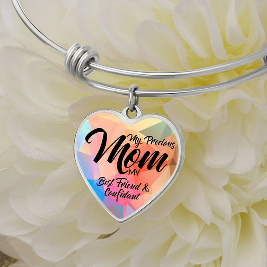 Precious Mom Engraved Bracelet