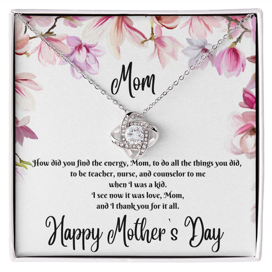 Love Knot Necklace (Mom)