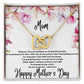 Interlocking Hearts Necklace (for mom)