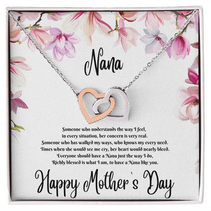 Interlocking Hearts Necklace (for Nana)