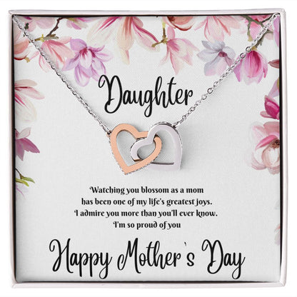 Interlocking Hearts Necklace (for Daughter)