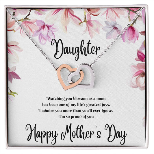 Interlocking Hearts Necklace (for Daughter)