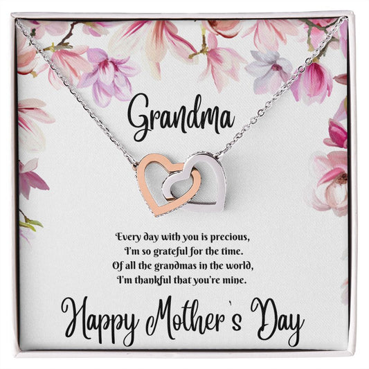 Interlocking Hearts Necklace (for Grandma)