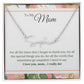 Custom Name Necklace for Mom