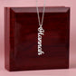 Custom Vertical Name Necklace