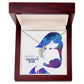 Engraved Baby Feet with Birthstones