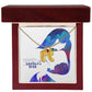 Engraved Baby Feet with Birthstones